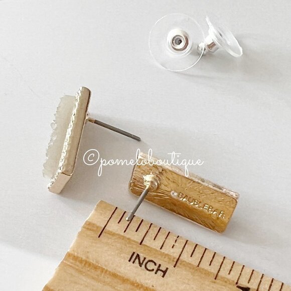 4/$25 BaubleBar Druzy Post Earrings - Picture 2 of 5